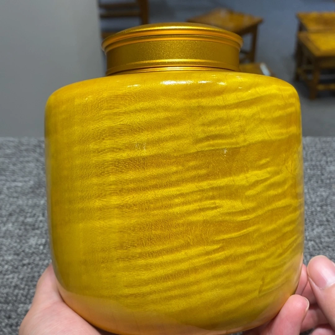 金丝楠茶叶罐14*12
