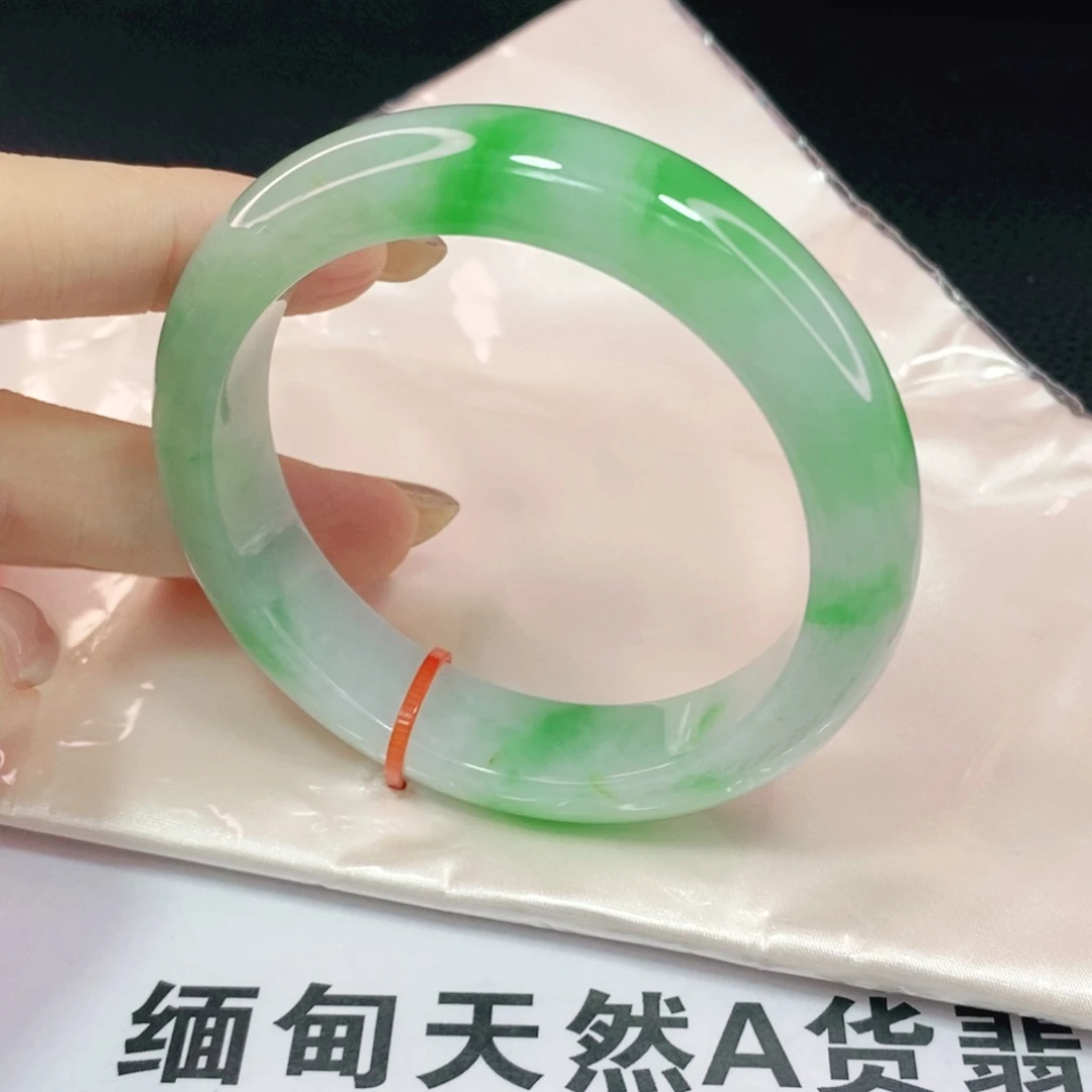 未镶嵌手镯翡翠57.8正圈