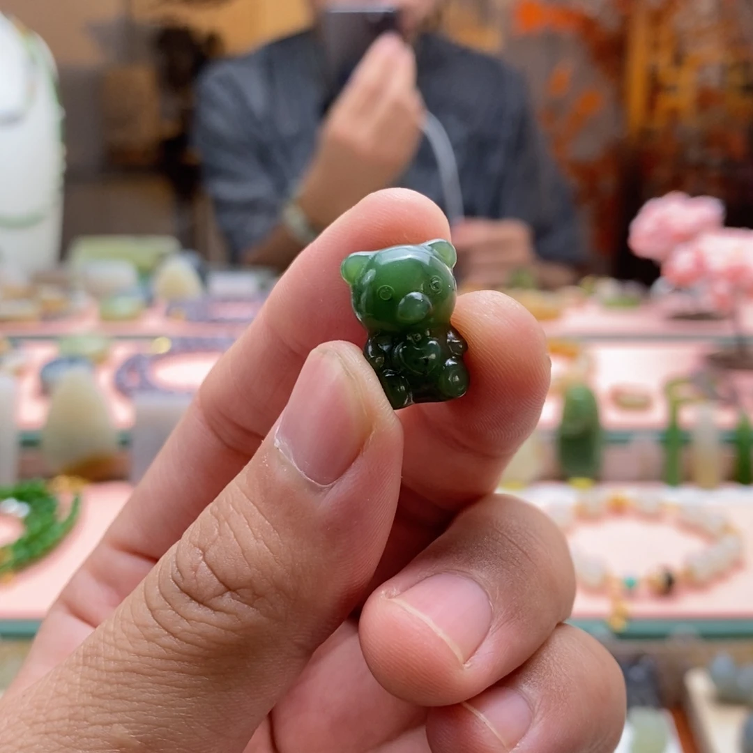 和田玉（碧玉）未镶嵌吊坠(不含链)