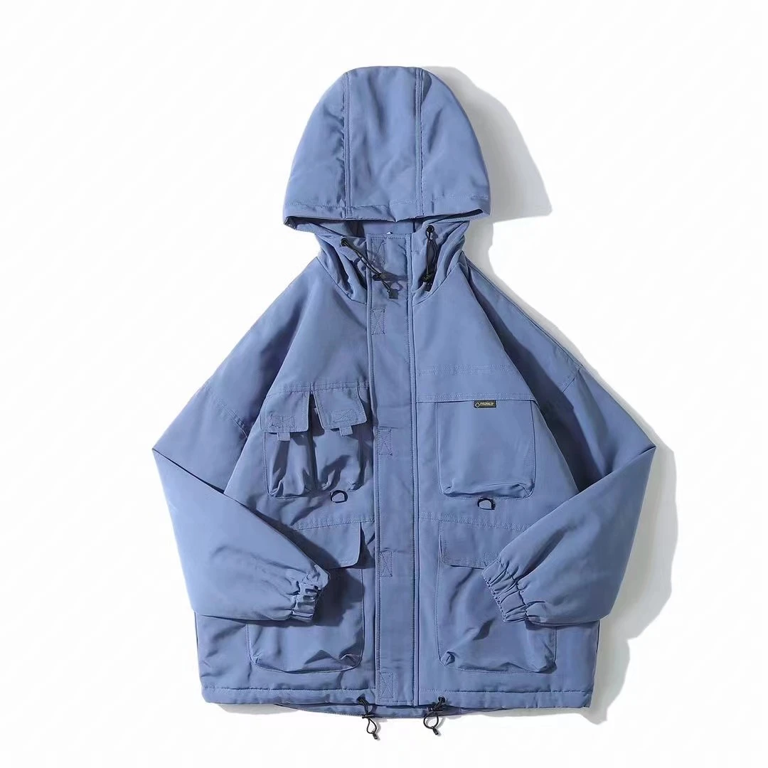 冬季新款宽松款工装棉衣棉衣外套棉服工装连帽宽松潮牌GS1161