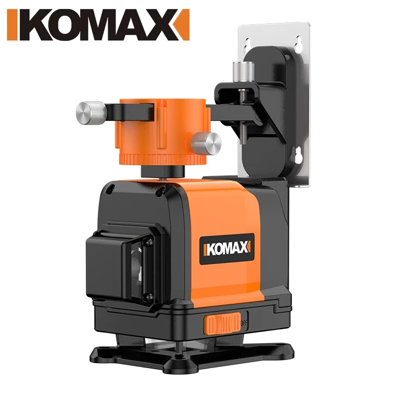 德国KOMAX绿光12线水平仪贴墙贴地高精度强光细线激光红外线平水