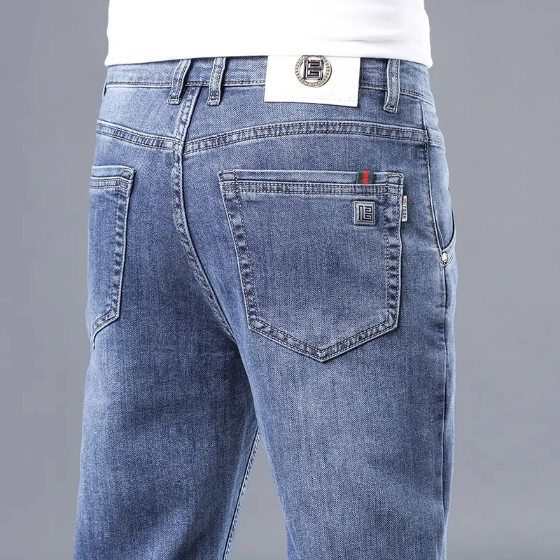 利郎商务休闲牛仔裤男款新款男士直筒宽松潮流休闲户外牛仔裤子男