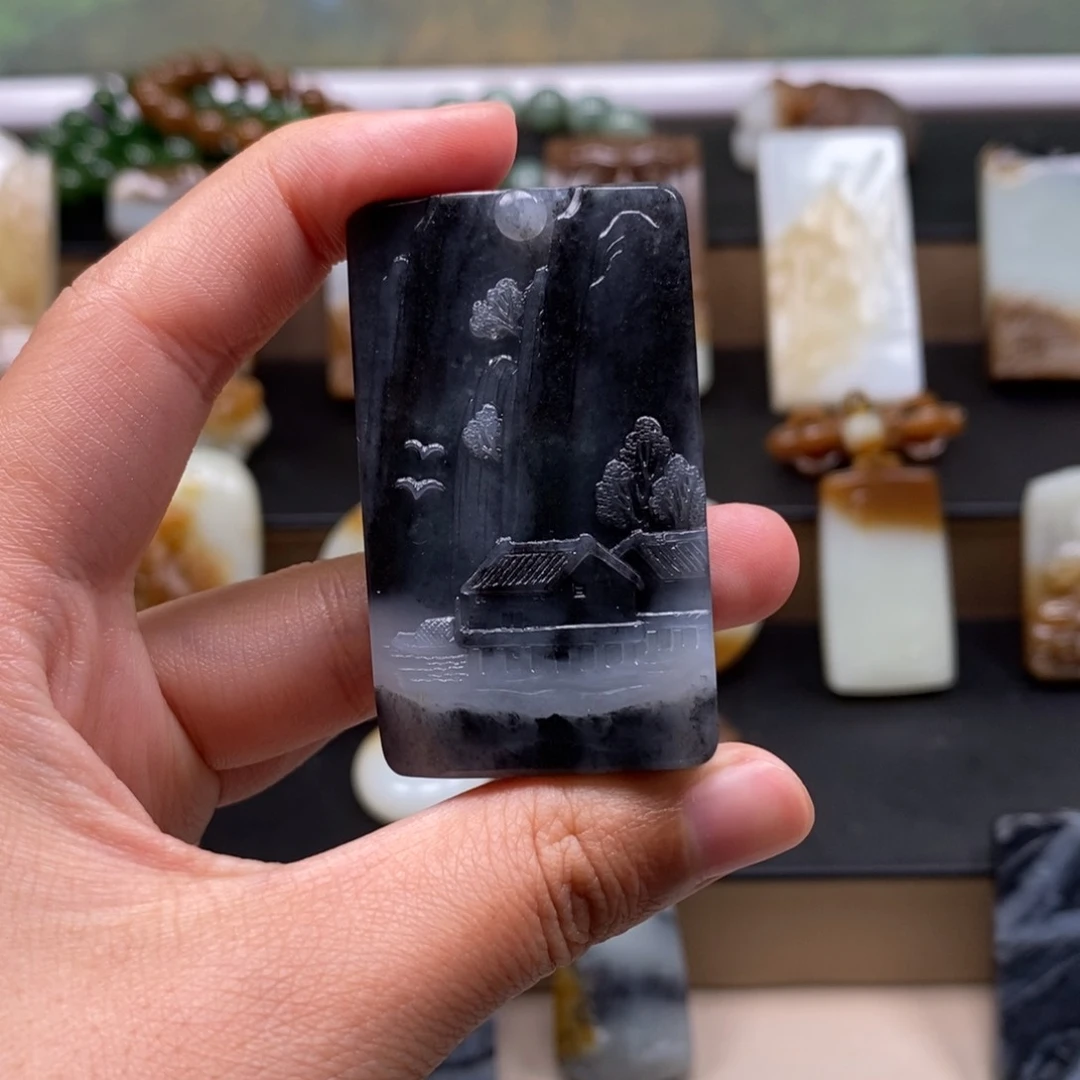 未镶嵌和田玉挂件