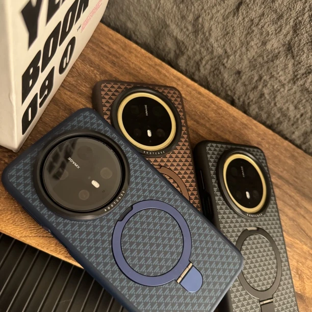 适用于华为Mate70pro+手机壳支架磁吸防摔无线高端商务小众保护壳
