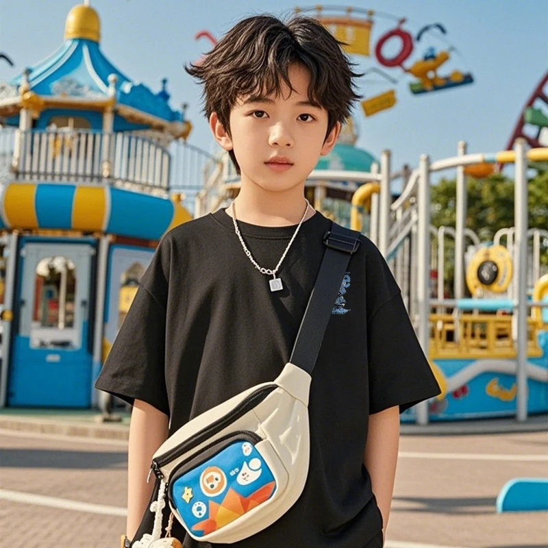 儿童装男童夏装短袖T恤2025新款中大童夏季休闲夏款男孩上衣宽松