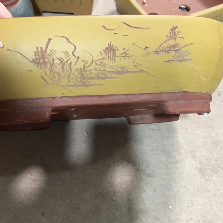 紫砂花盆口径40 30 14