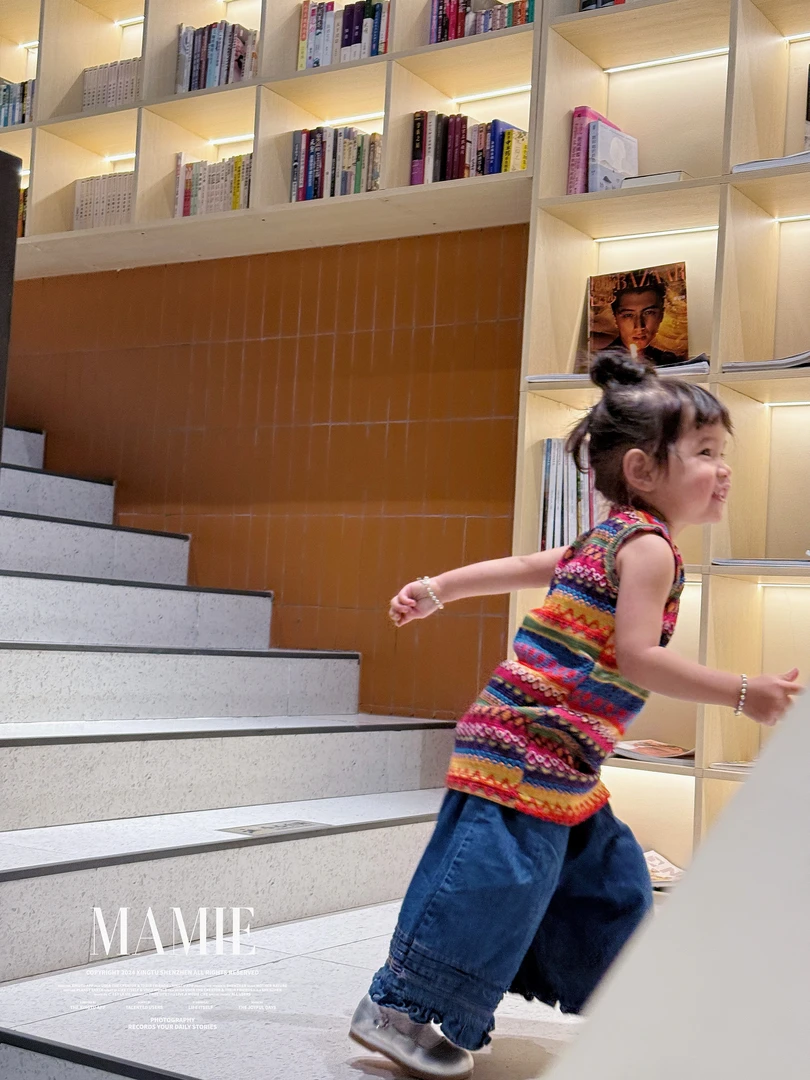 麦米原创【波西米亚亲子辣妹裙】针织镂空背心裙