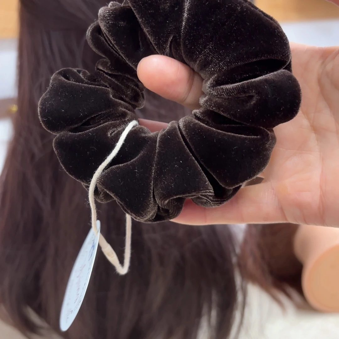 布艺非金属咖色丝绒款