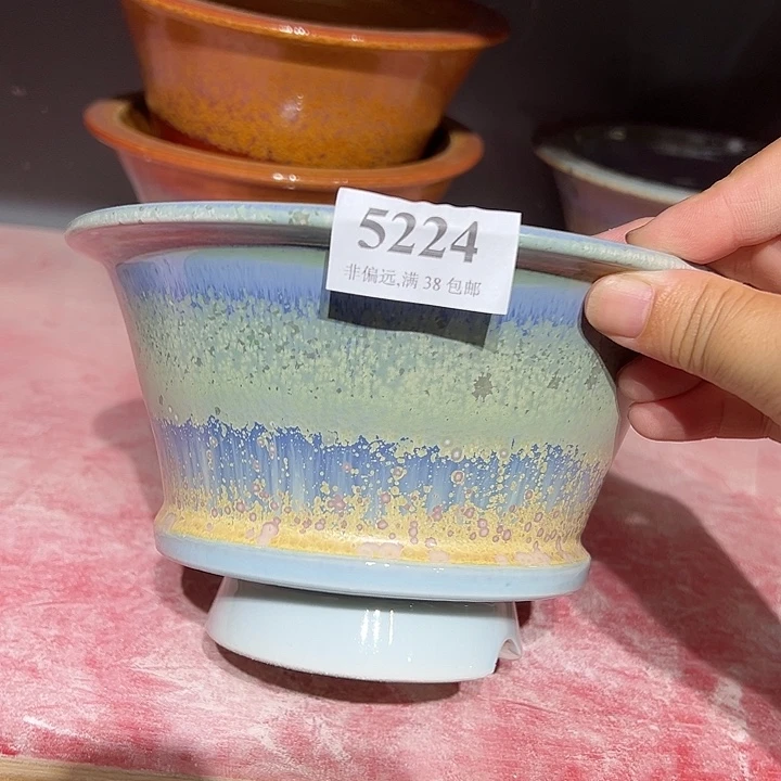 口15 手工花盆满30包邮