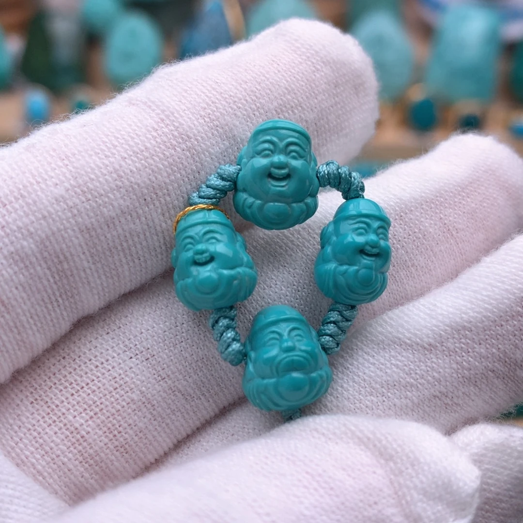 绿松石未镶嵌珠宝奇石8mm