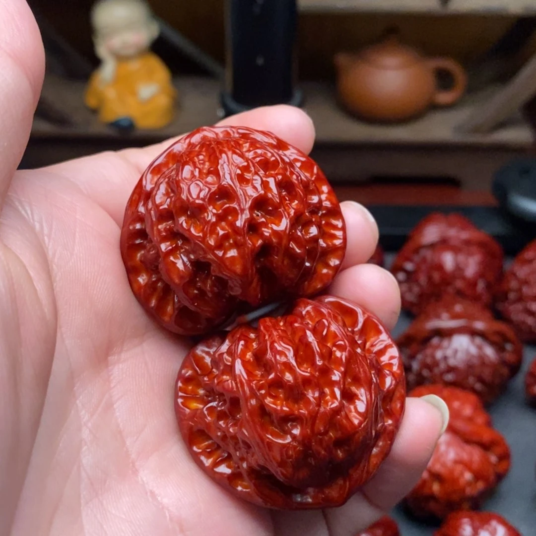 吊坠文玩核桃40宫灯