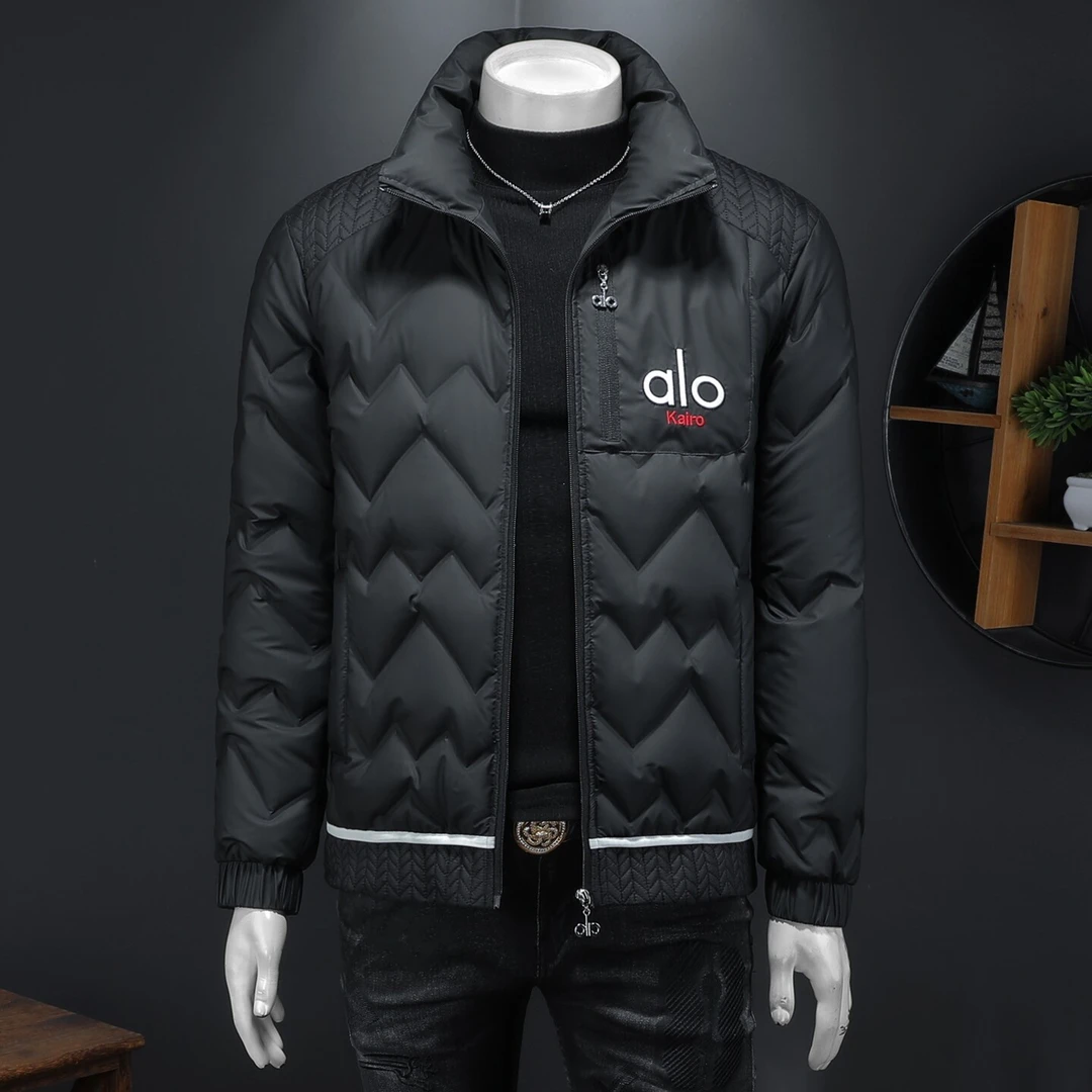 PAVENATNO/巴韦那奇冬季90%麦穗拼接羽绒服男外套加厚潮牌欧洲站