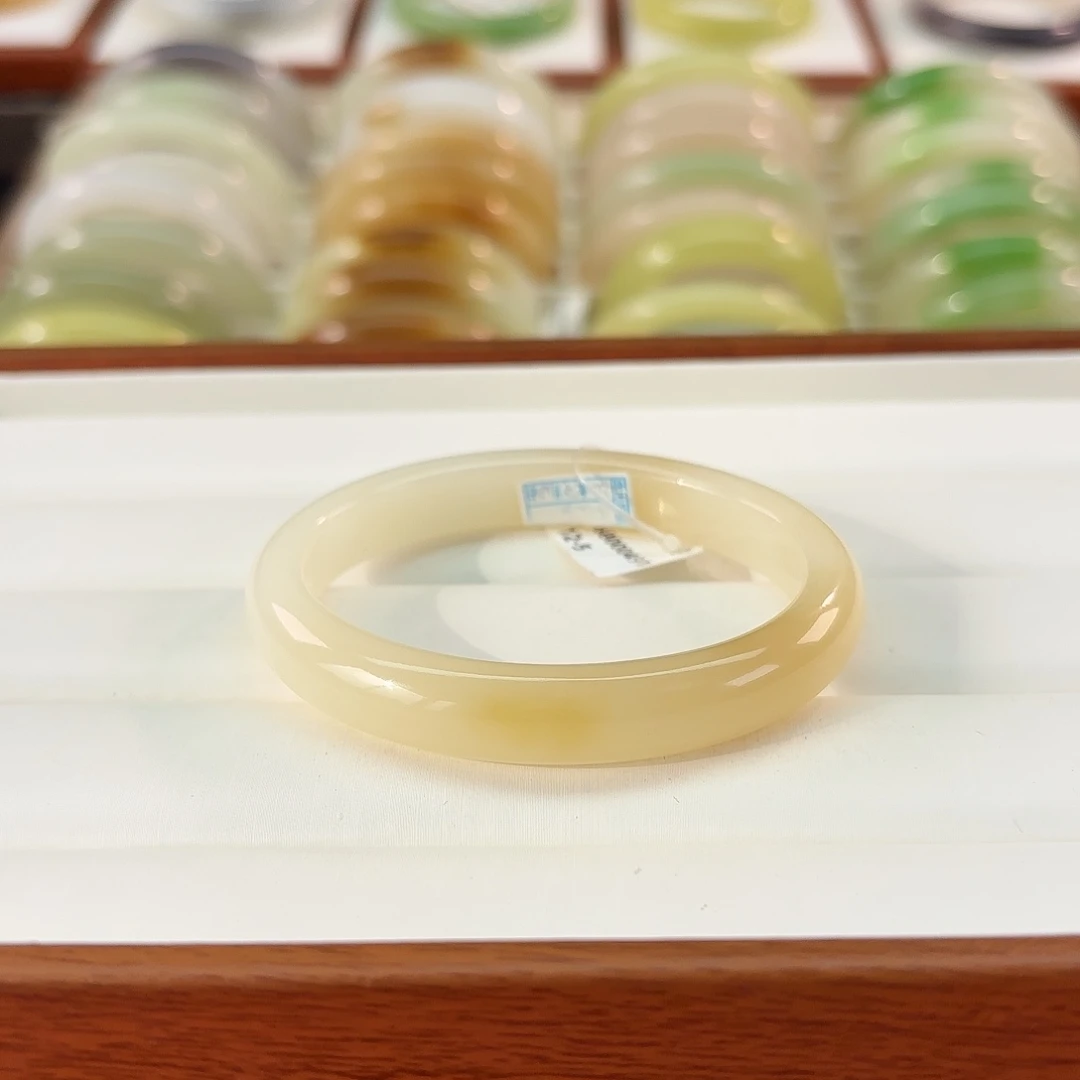 和田玉未镶嵌手镯【温柔甜蜜糖】