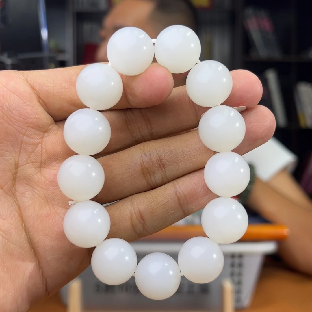 手串未镶嵌和田玉纯天然13年新疆且末天泰卡16