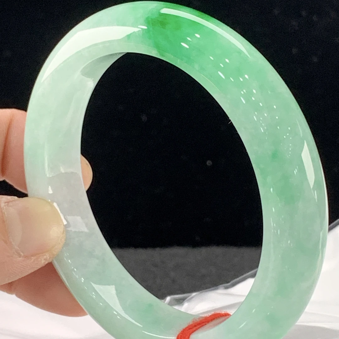 天然缅甸翡翠A货手镯58正圈0002