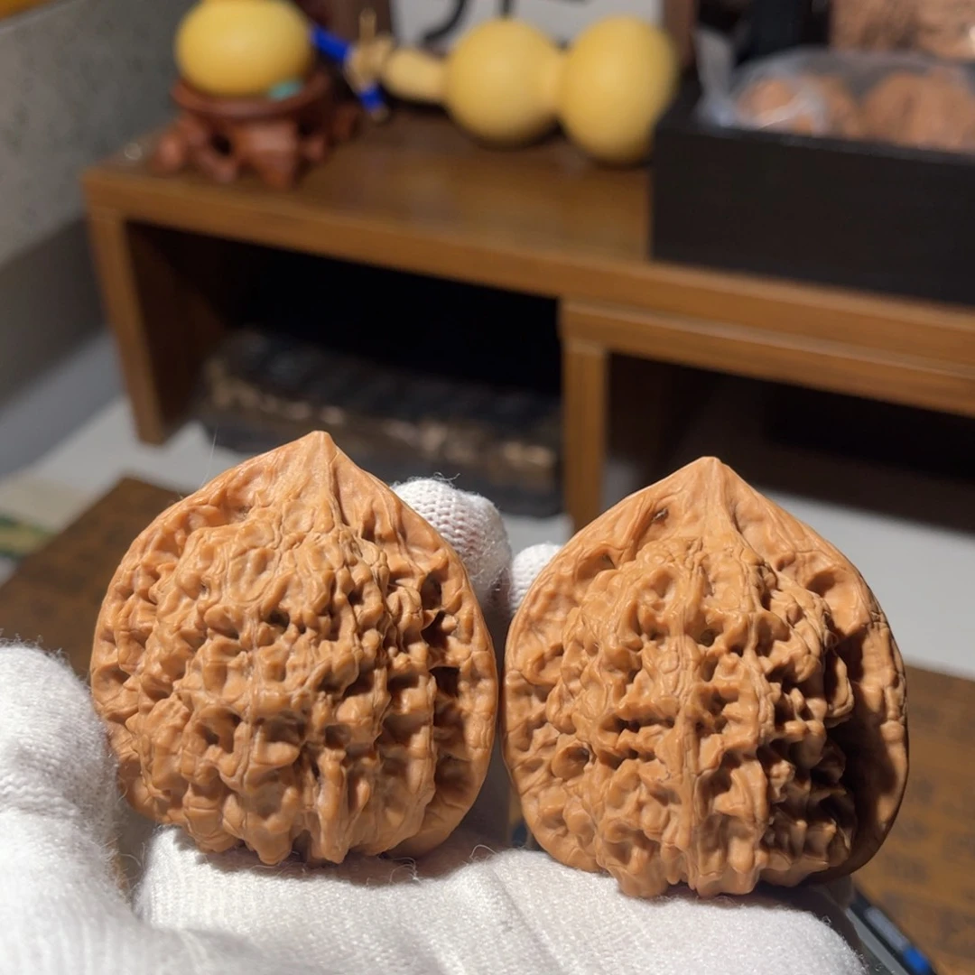 文玩核桃把件46 官帽全品，不退不换