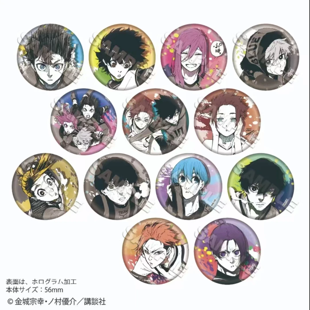 【正版日谷】蓝色监狱 原画玻璃闪吧唧Vol.1 盲盒
