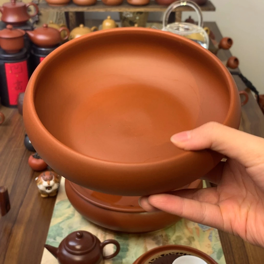 茶洗6寸朱泥6666666