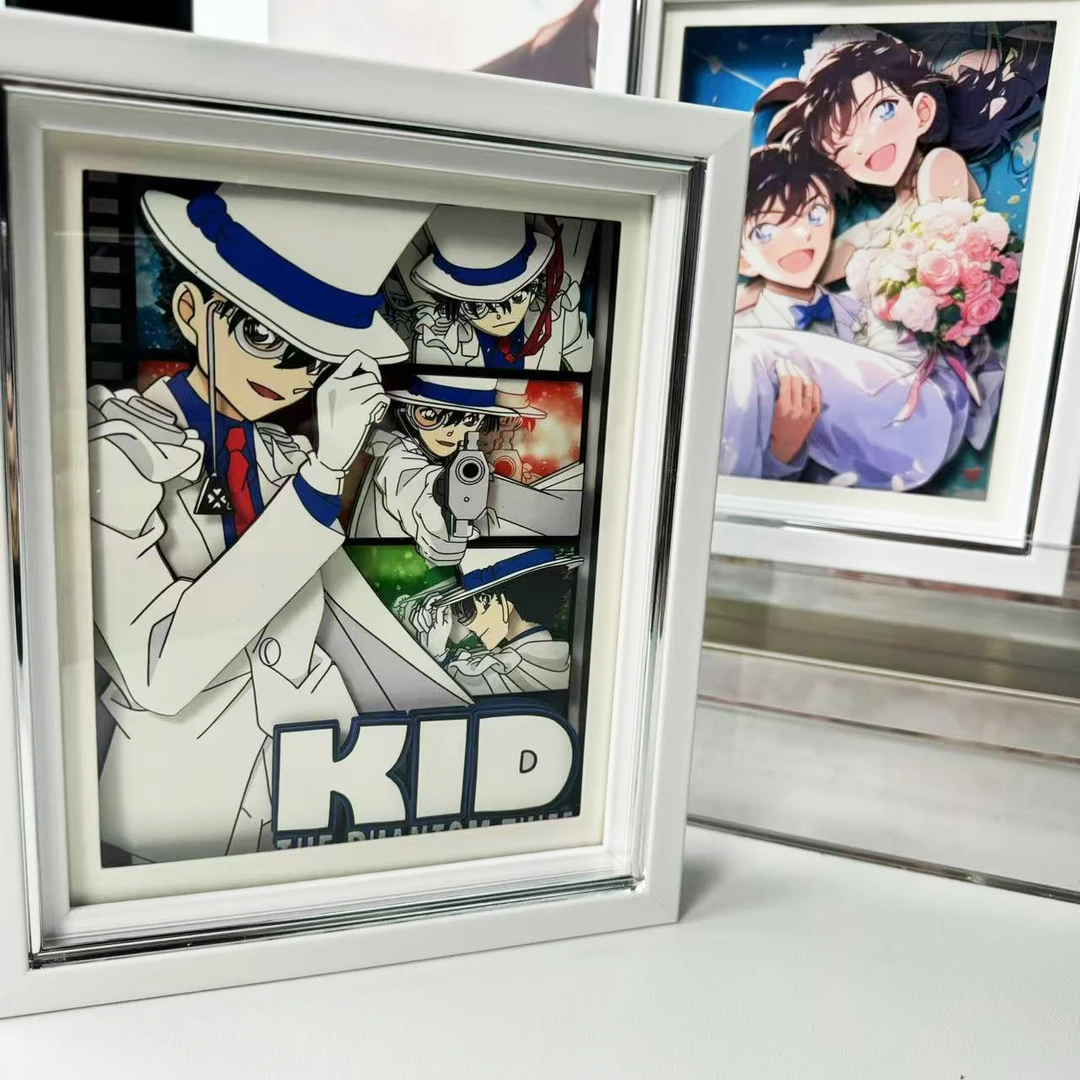 {宠粉}-立体纸艺潮玩-立体画装饰画摆台明盒