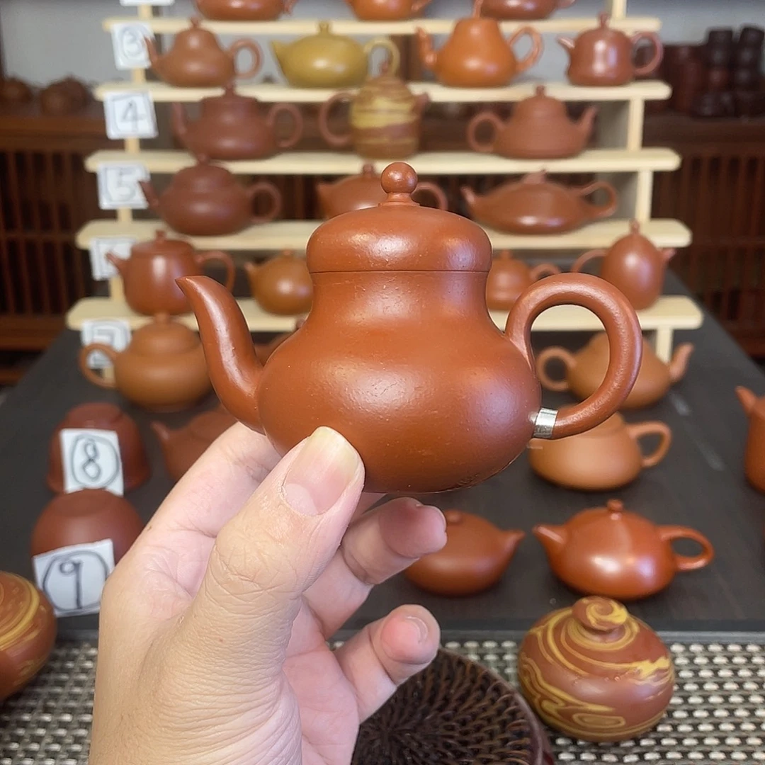 紫砂茶壶包银微瑕思婷90cc