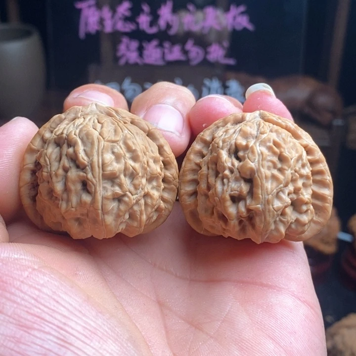 文玩核桃吊坠39白狮子