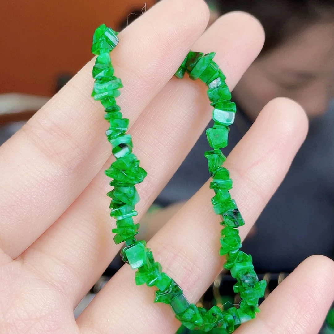 翡翠未镶嵌耳饰饰品