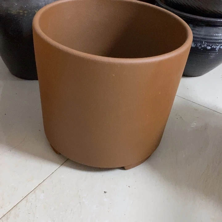 粗陶红陶绿植花盆682