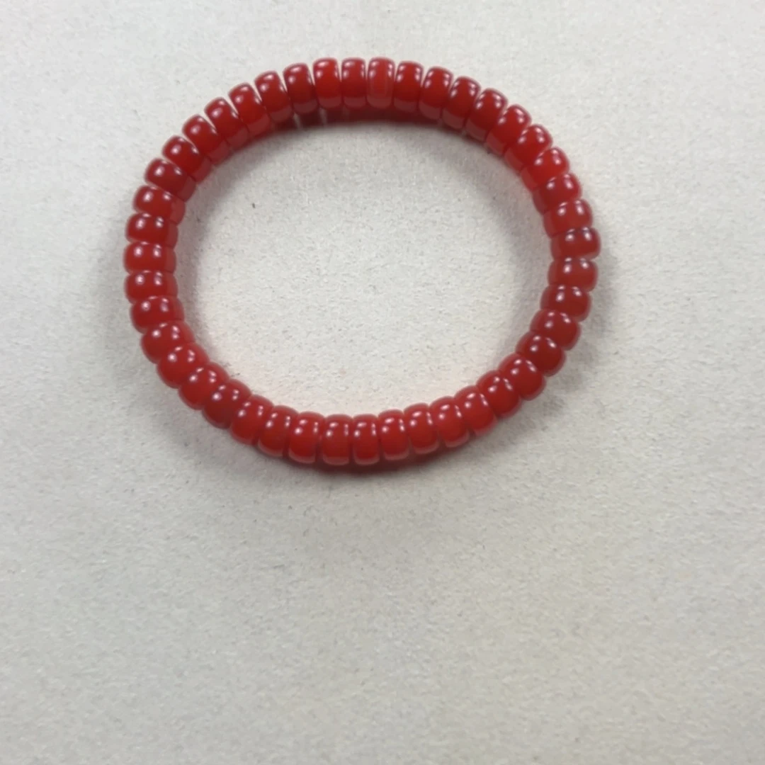 南红玛瑙7➕药片手串未镶嵌