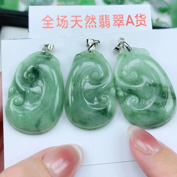 翡翠未镶嵌颈饰多样性发其1