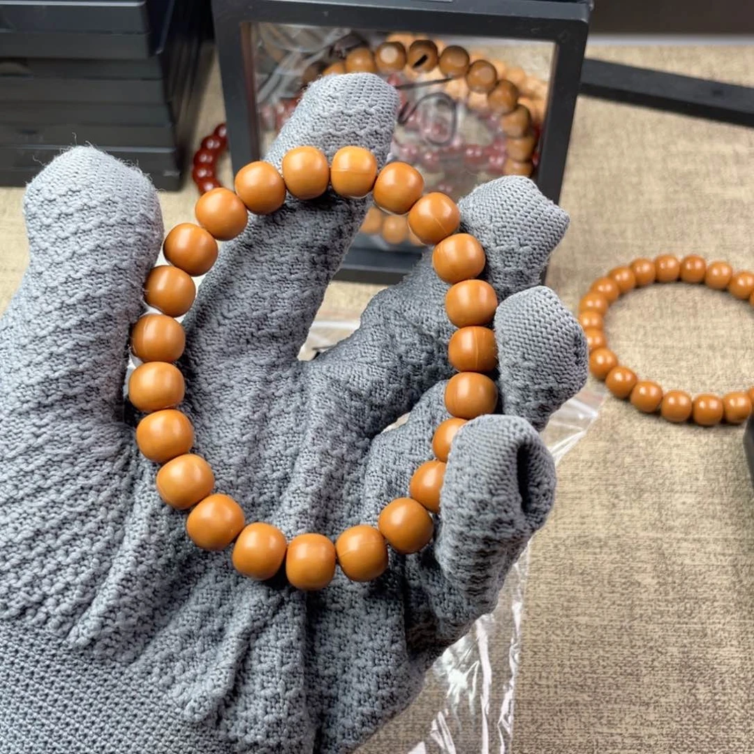 猴头核桃吊坠瑕疵练手串