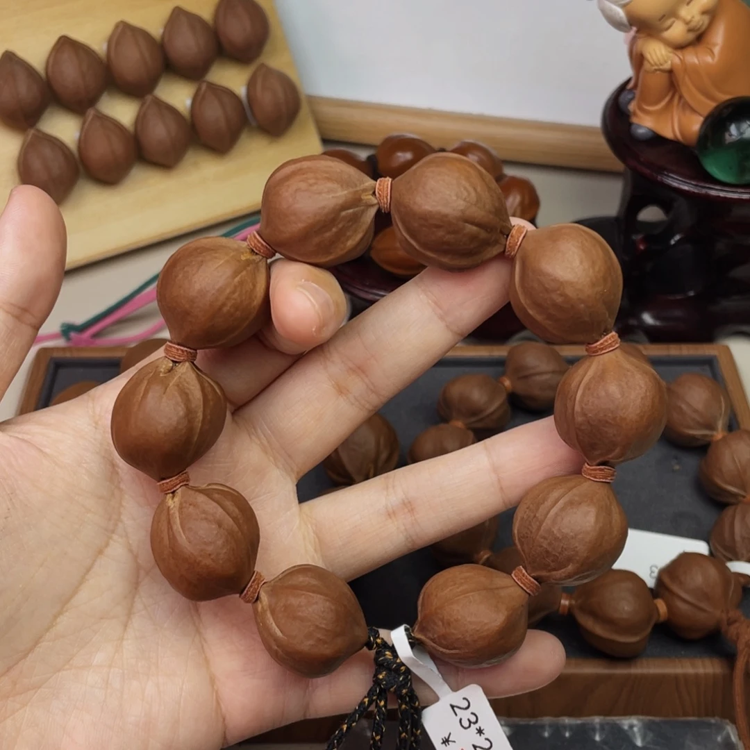 清***主橄榄核手串/手链2326梅林铁核