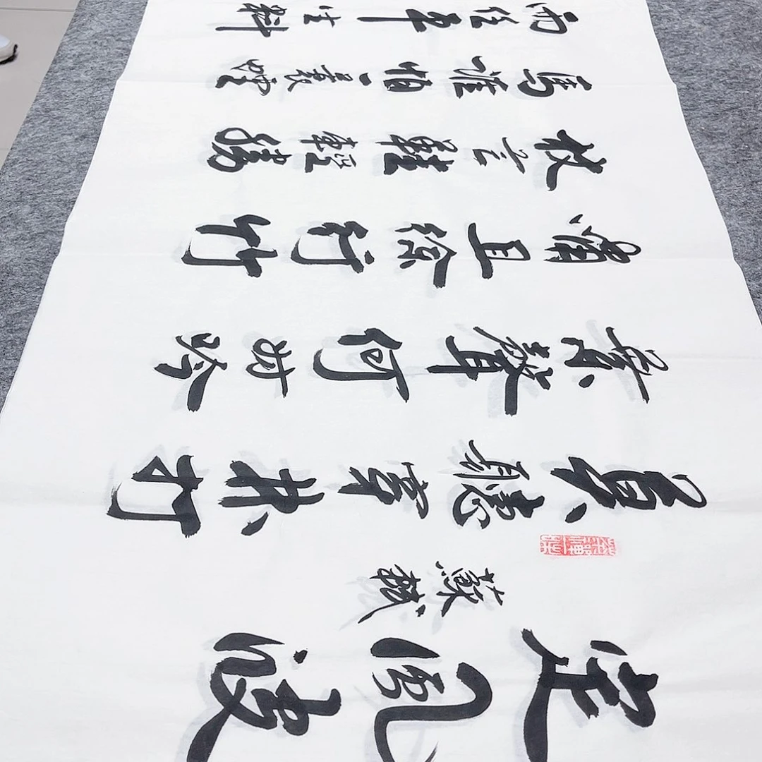 书法宣纸定风波中书协李保军老师手写