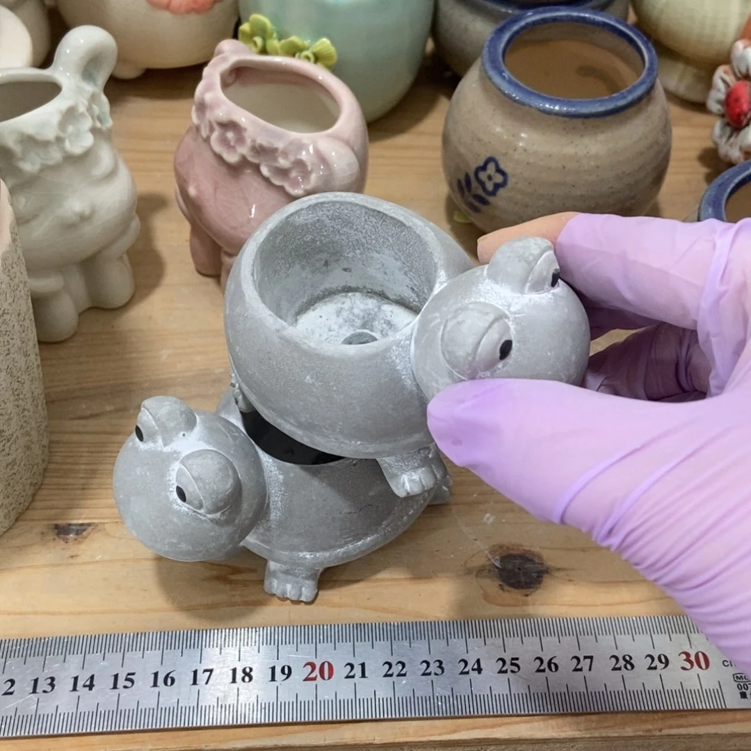 红陶陶瓷花盆满12米包邮