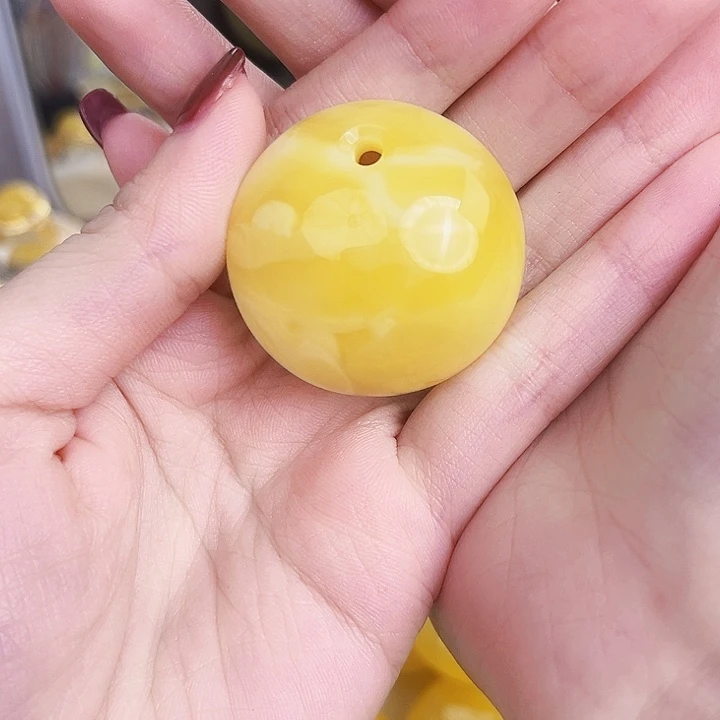 未镶嵌琥珀裸石公主扣