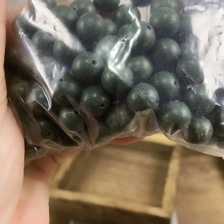 天***鹿灵韵清竹1.0天然合香珠到手55克微瑕