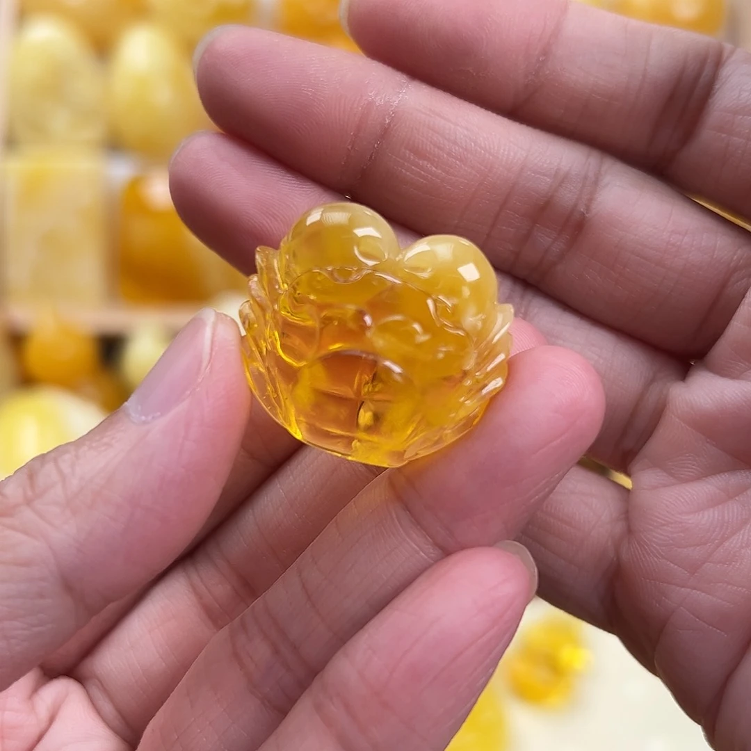 蜜蜡颈饰未镶嵌ପ****ଓ蜜蜡