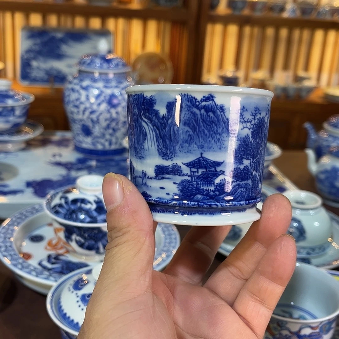錡镇堂手工手绘绘杯