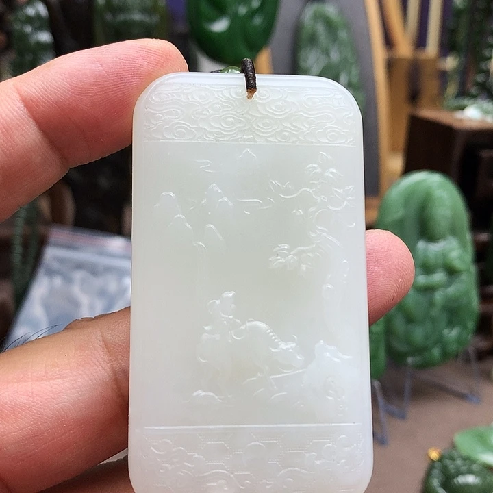 追***丈颈饰未镶嵌和田玉