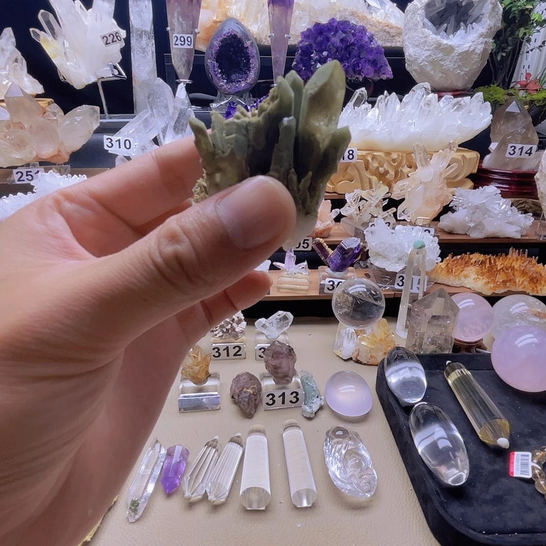 石材巴基斯坦绿水晶