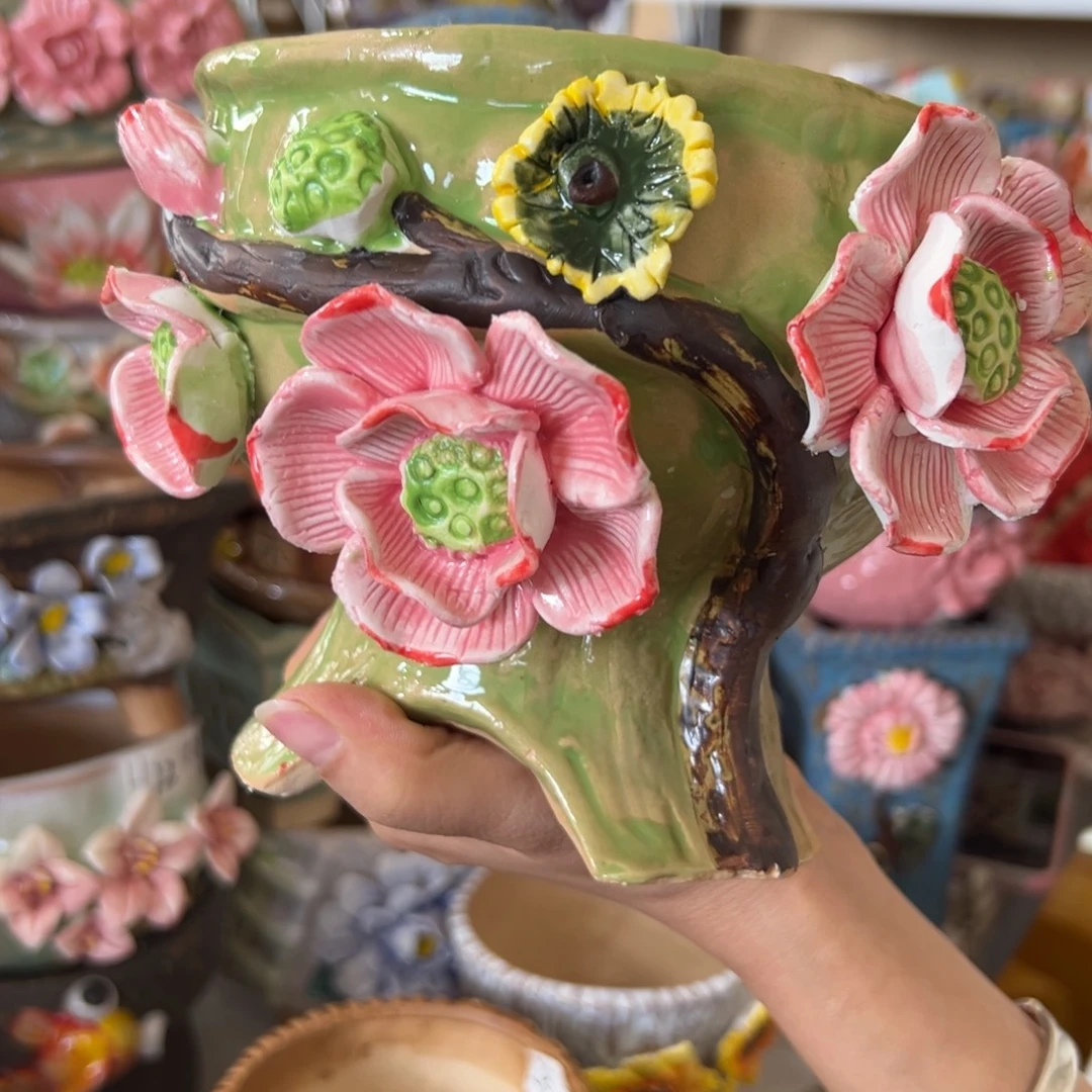 多肉花盆，满20米发货爱退款拉黑