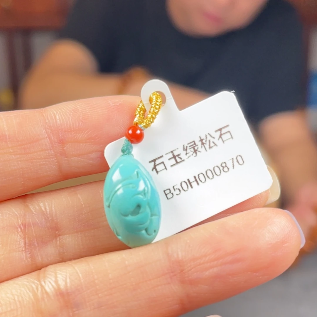 绿松石未镶嵌颈饰