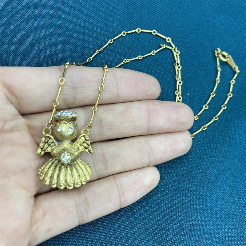 合金项链 BW80天使项链2-2【2070213-027】