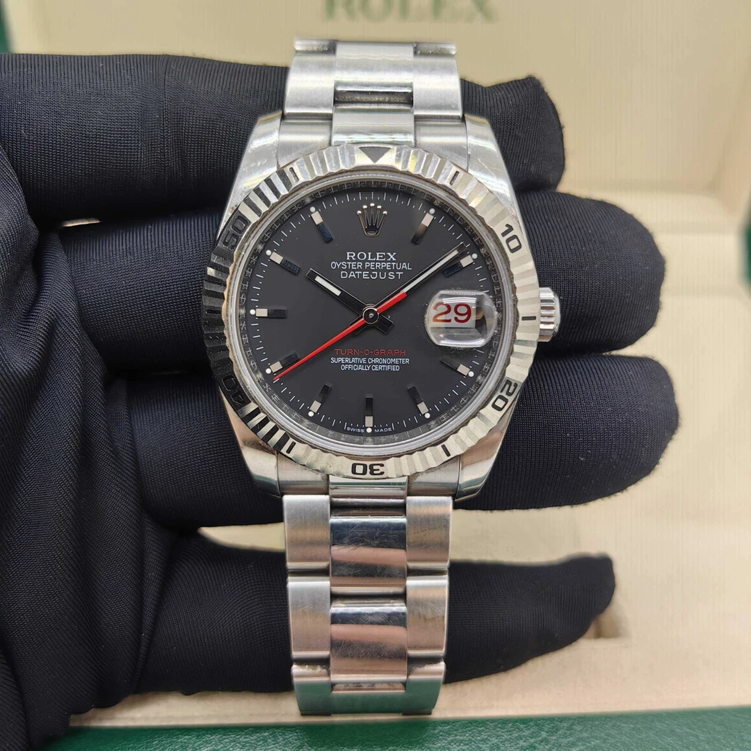 95新 Rolex/劳力士 日志型 116264 ，36表径，2010年保卡