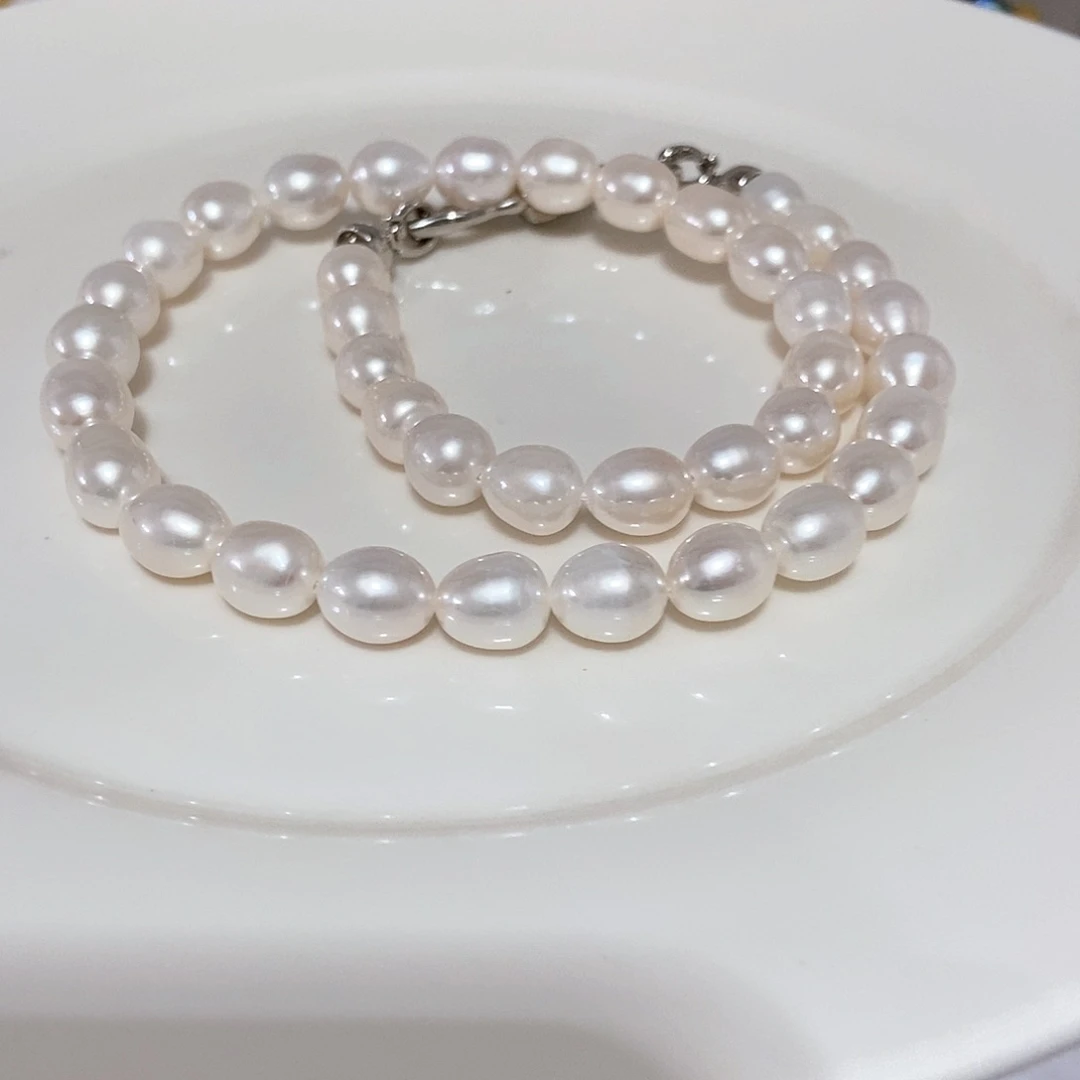 淡水珍珠颈饰合金
