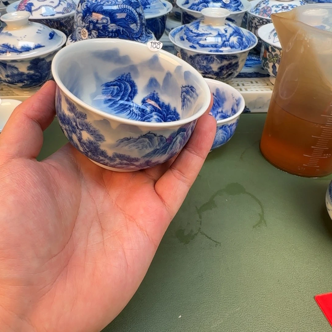 彦祖纯手工手绘茶具188