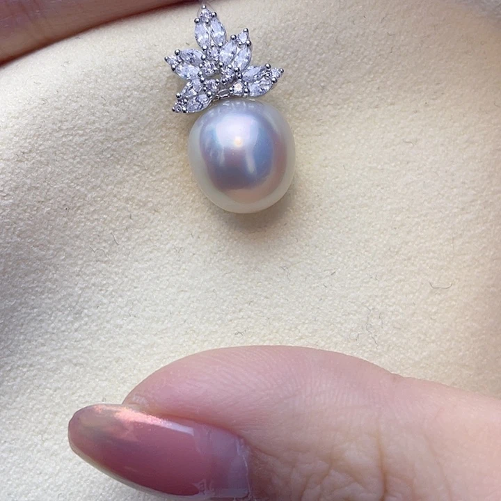 颈饰海水珍珠银S925镶嵌w48