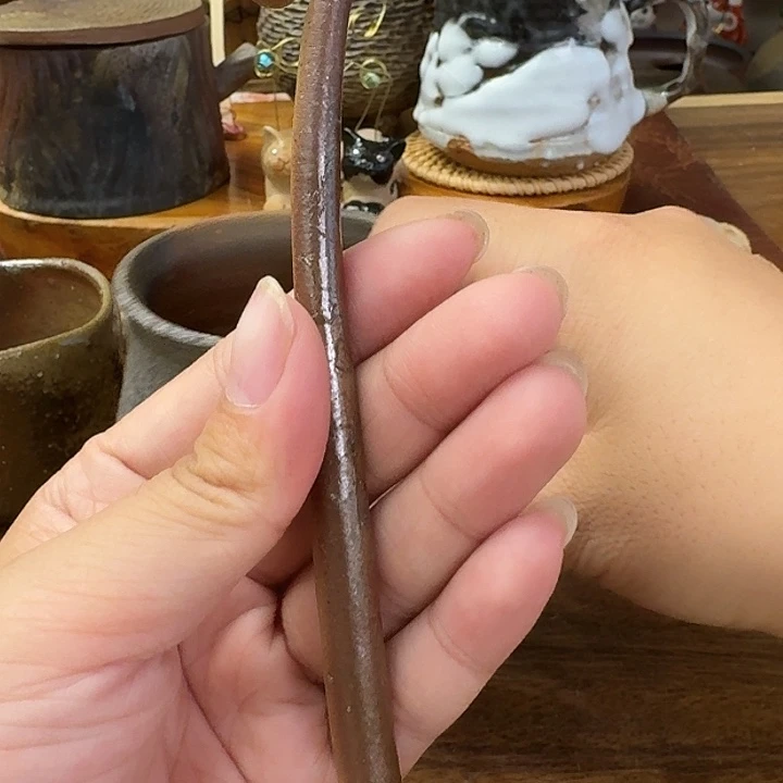 暗***瑰陶吉窑口备前烧搅拌棒福利一口价