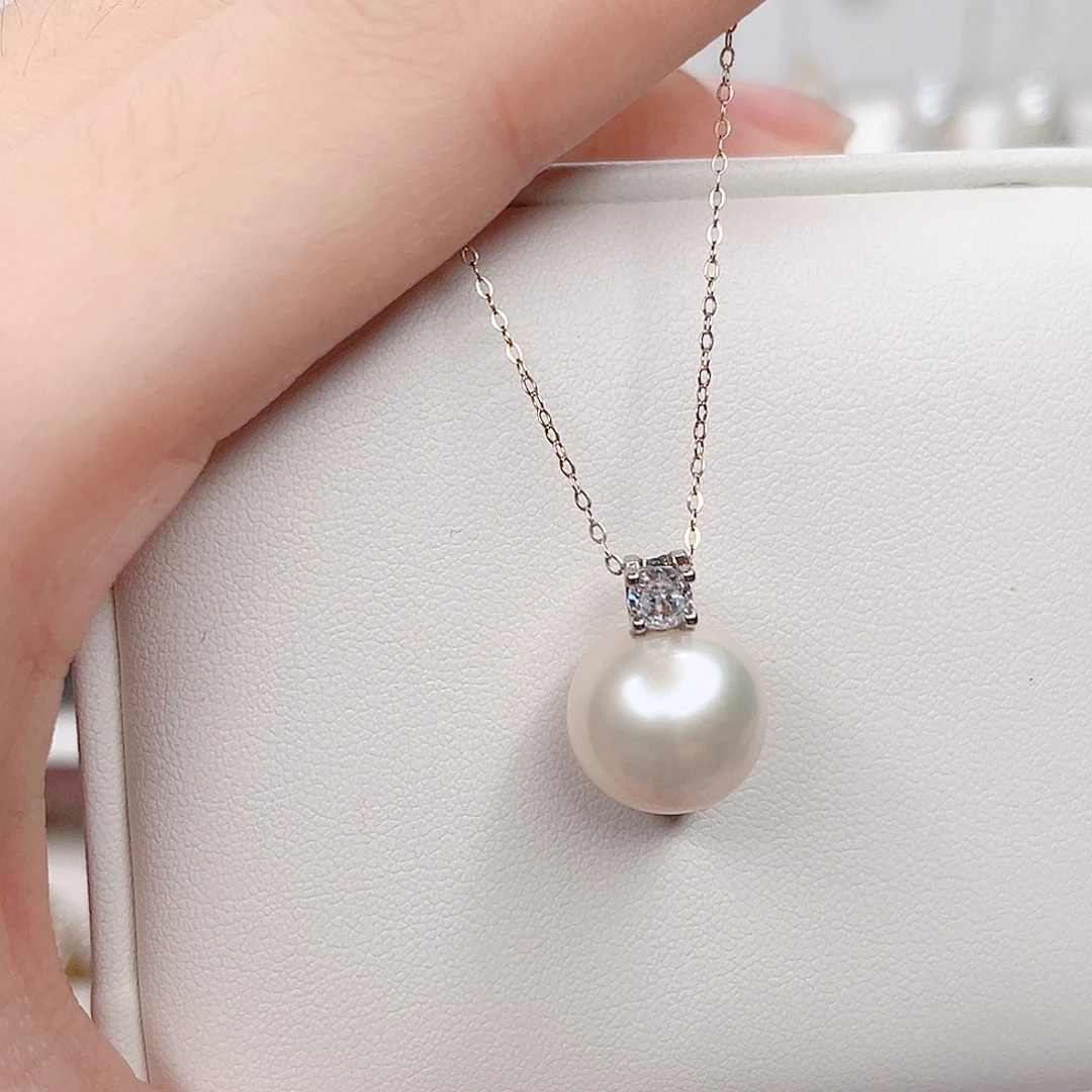 合金淡水珍珠吊坠(赠链)