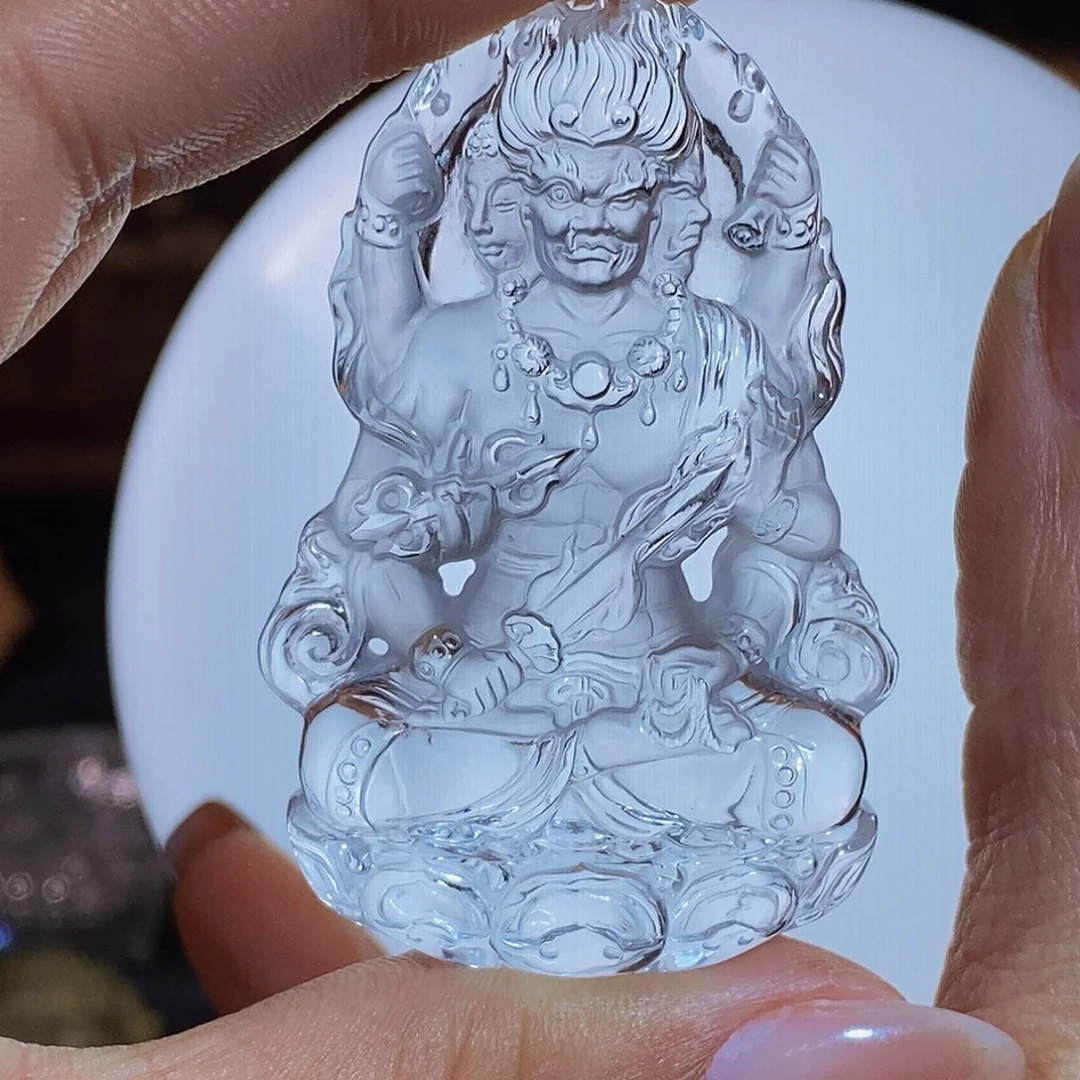 万***愿未镶嵌水晶颈饰吊坠