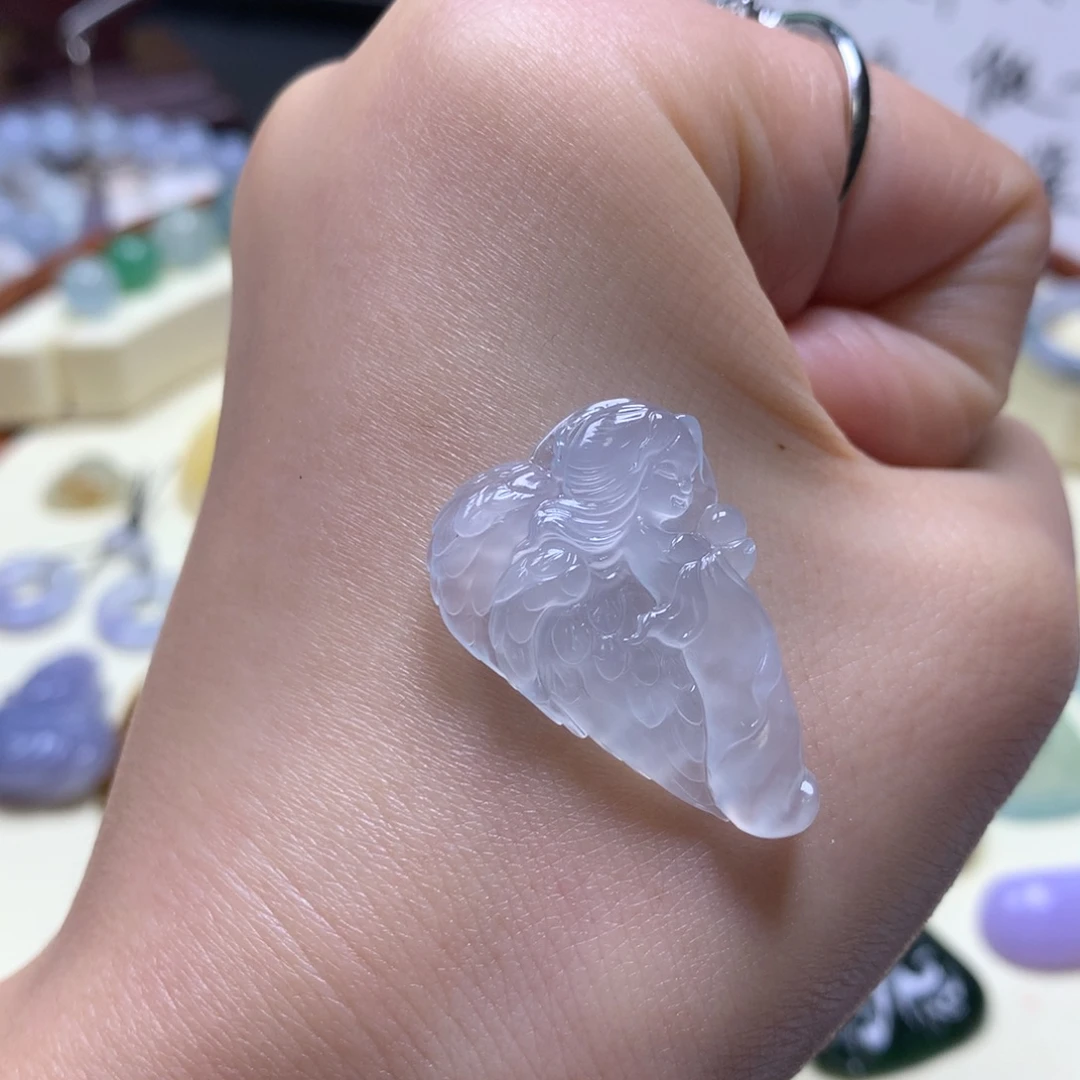 定制翡翠未镶嵌天使